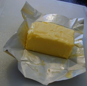 butter in wrapper